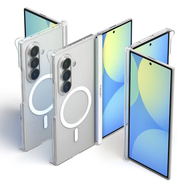 Чохол Spigen AirSkin Zero для Samsung Galaxy Fold 8 Ultra Clear/White (8800337246285) - Фото 5 Чохол Spigen AirSkin Zero для Samsung Galaxy Fold 8 Ultra Clear/White (8800337246285) - зображення 5