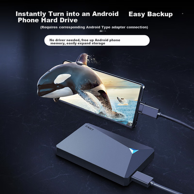 Диск жесткий портативный EAGET G20 500ГБ зашифрованный USB 3.0, 2.5", для Mac - изображение 5
