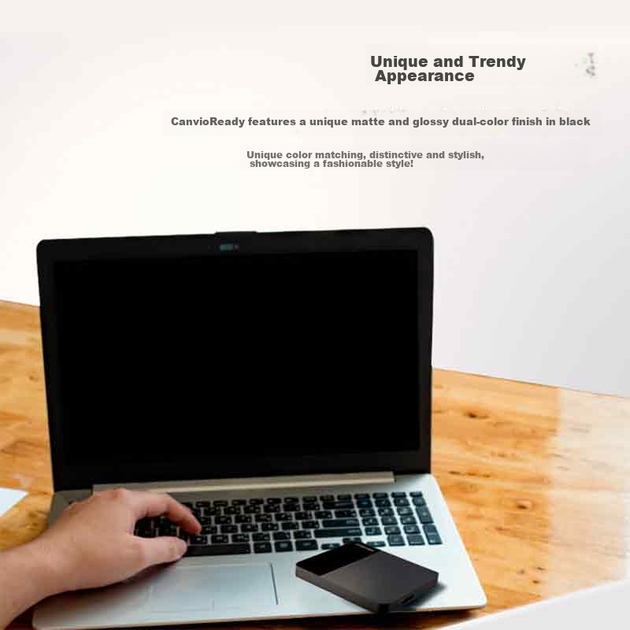 Портативный жесткий диск TOSHIBA 1 ТБ, механический, READY, серия B3, USB 3.2 Gen 1, бизнес-класс, черный, совместим с Mac, стабильная работа, высокая скорость передачи данных. - изображение 6