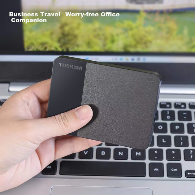 Внешний жесткий диск TOSHIBA B3, 2 ТБ, USB 3.2 Gen 1, 2.5 дюйма, черный, для Mac и ПК - изображение 2