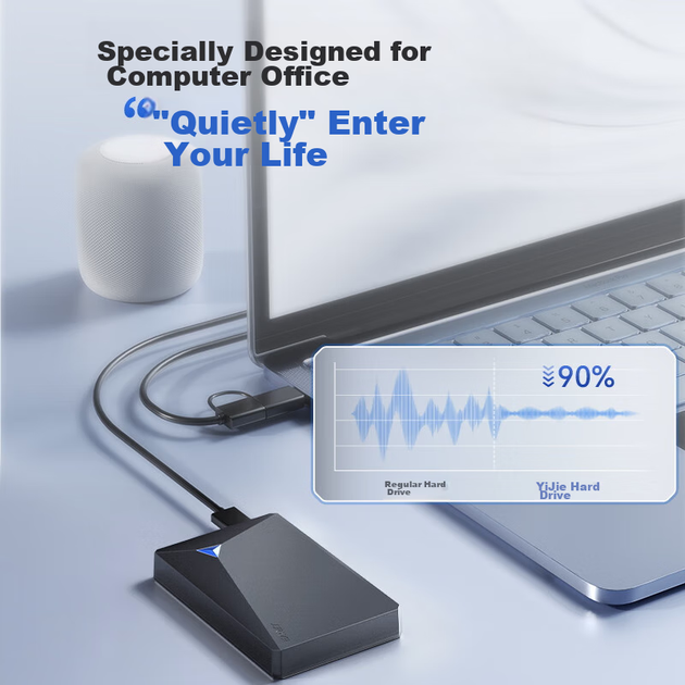 Зовнішній жорсткий диск EAGET G20CPRO, 1 ТБ, USB 3.0, 2.5 дюйма, чорний - зображення 4
