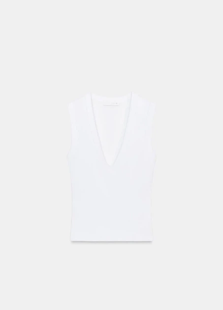 Майка Zara 17975 Білий L (4174) - изображение 2