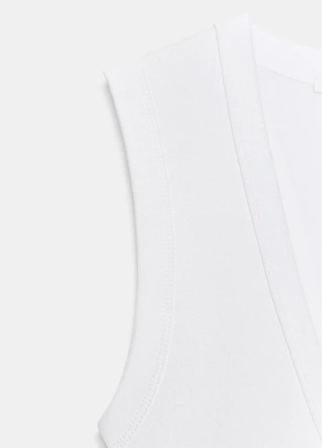 Майка Zara 17975 Білий L (4174) - изображение 3