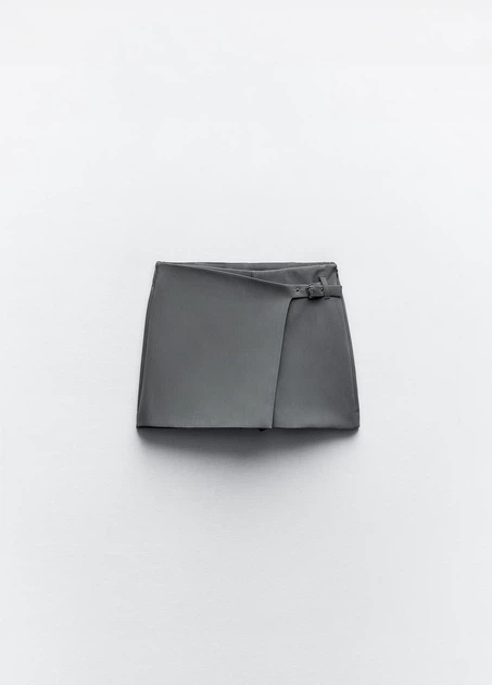 Шорти Zara 17935 Сірий з синім L (7385) - изображение 3