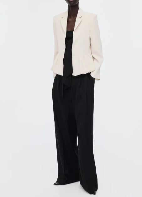 Піджак H&M 17891 Світлий бежевий 42 (1305) - Фото 2 Піджак H&M 17891 Світлий бежевий 42 (1305) - изображение 2