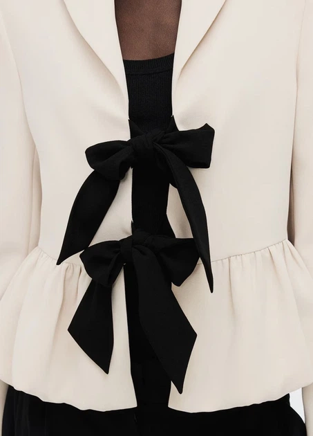 Піджак H&M 17891 Світлий бежевий 42 (1305) - Фото 4 Піджак H&M 17891 Світлий бежевий 42 (1305) - изображение 4