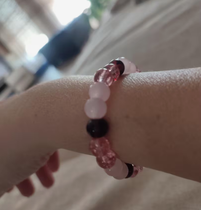 Стильний жіночий браслет PINK LOVE, рожевий, джерело кохання та привабливості - зображення 2