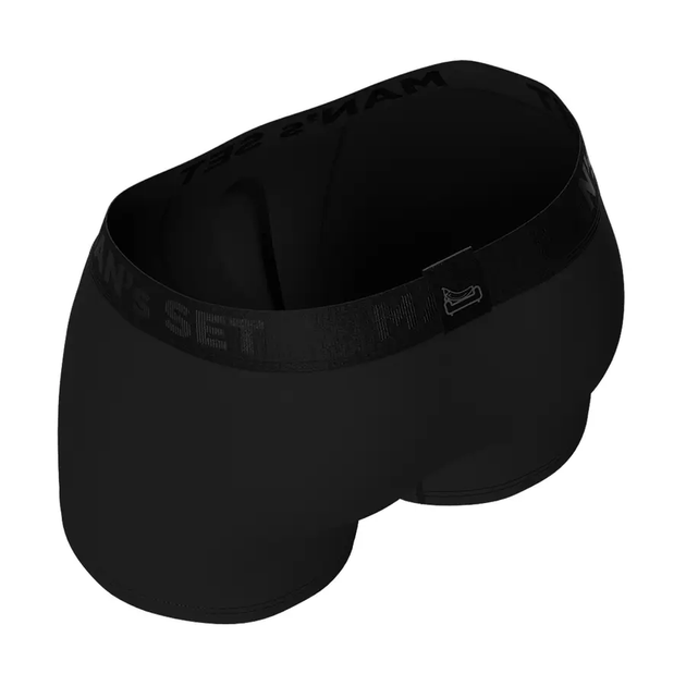 Мужские анатомические боксеры Intimate 2.1 Black Series, черные, MAN's SET XL - Фото 4 Мужские анатомические боксеры Intimate 2.1 Black Series, черные, MAN's SET XL - изображение 4