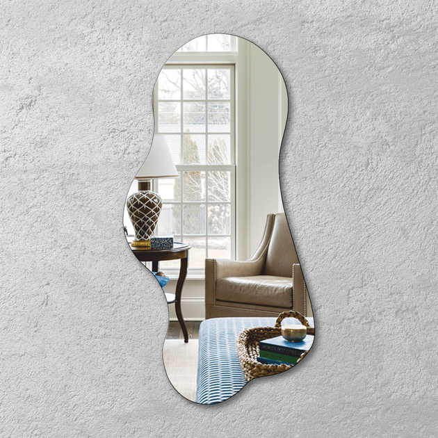Зеркало настенное Manzana Vertical Shaped Mirror 100х50см - изображение 2
