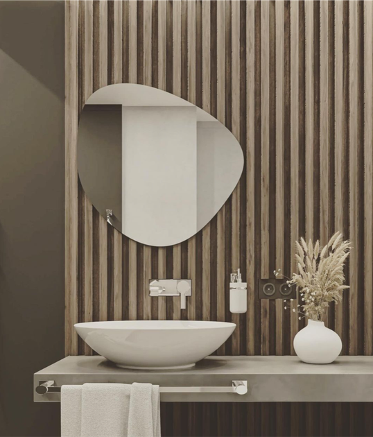 Зеркало настенное Manzana Amoeba Mirror 50х55см - Фото 1 Зеркало настенное Manzana Amoeba Mirror 50х55см - изображение 1