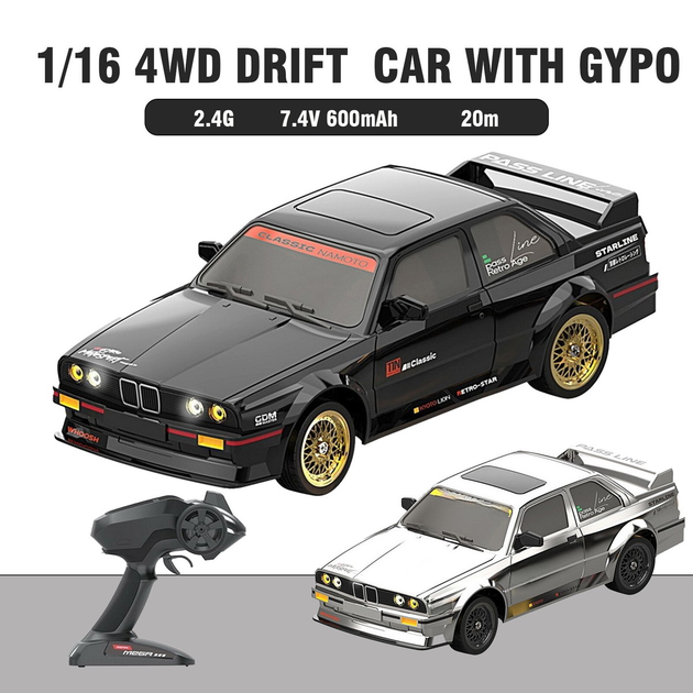 Радиоуправляемая машинка KAMTOM DC162A 4WD Дрифт-кар RC Автомобиль 1:16 – 50 км/ч, полный привод, для дрифта - изображение 8