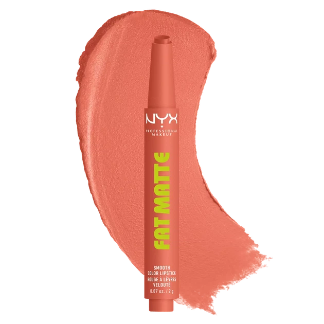 Pomadka do ust NYX Professional Makeup Fat Matte Smooth Color 02 Cashmere Cutie 2 g (800897279127) - Zdjęcie 2 Pomadka do ust NYX Professional Makeup Fat Matte Smooth Color 02 Cashmere Cutie 2 g (800897279127) - obraz 2
