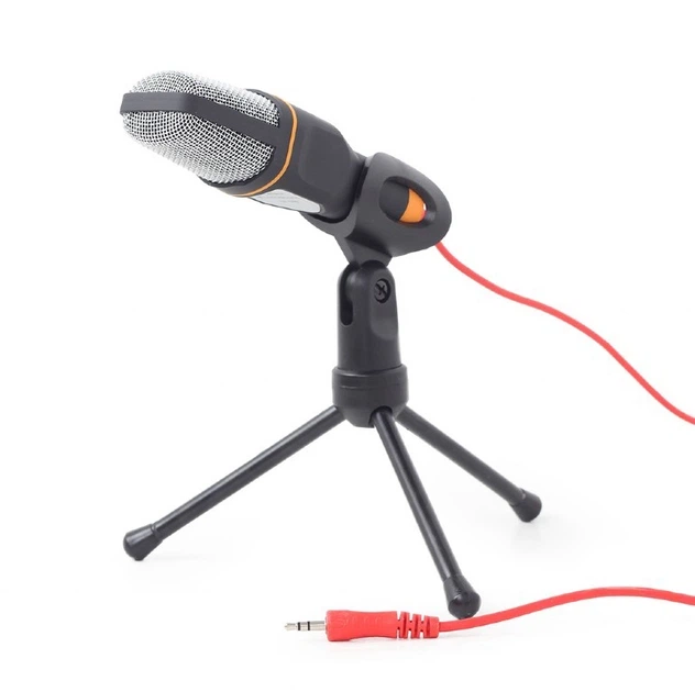 Мікрофон настільний Gembird MIC-D-03, чорного кольору - Фото 4 Мікрофон настільний Gembird MIC-D-03, чорного кольору - зображення 4