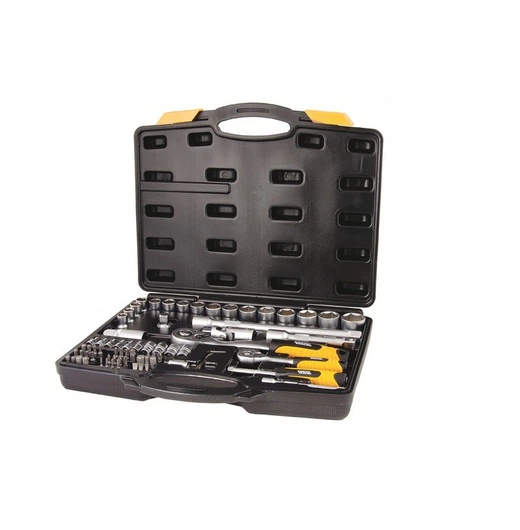 Набір головок торцевих MASTERTOOL PROFI 1/4" -1/2" 72шт (78-5072-PF) - Фото 1 Набір головок торцевих MASTERTOOL PROFI 1/4" -1/2" 72шт (78-5072-PF) - зображення 1