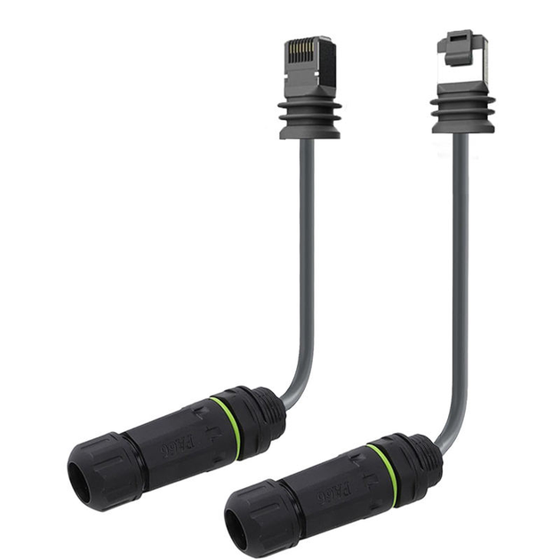 Комплект (2 шт.) водонепроницаемых удлинителей Ethernet кабеля RJ45 CAT6A/CAT6 (IP68) для Starlink Gen3 REV4 (V3) — Переходники LAN для спутниковой системы и роутера Старлинк - изображение 7
