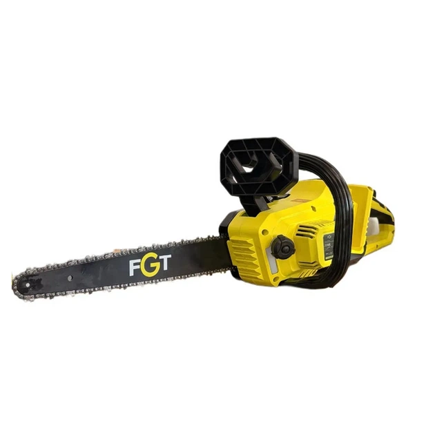 Безщіткова акумуляторна ланцюгова пила FGT FCS14С-8SET EVE (20V 8 Ah) АКБ пила Деволт 35 см з 2 акумуляторами - зображення 4
