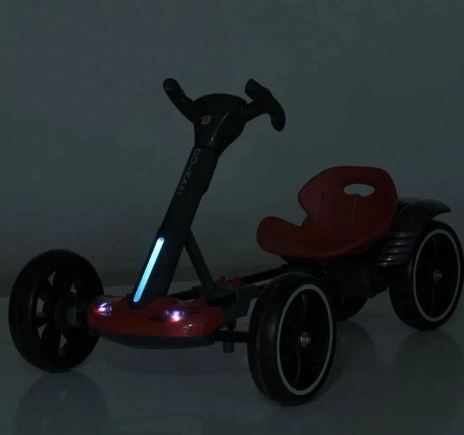 Детский электромобиль GO KART F1 красный с пультом и Bluetooth 390 Вт на аккумуляторе с EVA-колесами, музыкой - Фото 6 Детский электромобиль GO KART F1 красный с пультом и Bluetooth 390 Вт на аккумуляторе с EVA-колесами, музыкой - изображение 6