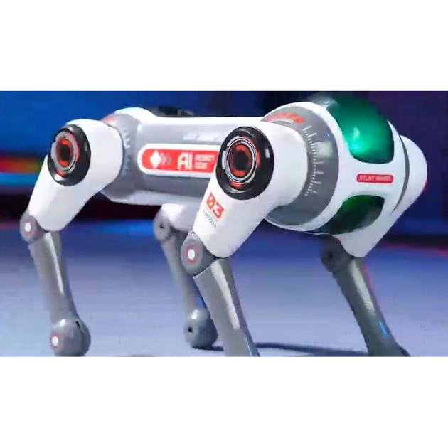 Игрушка робот-собака Smart Dog 1508D для детей с функцией управления и световыми эффектами - изображение 6