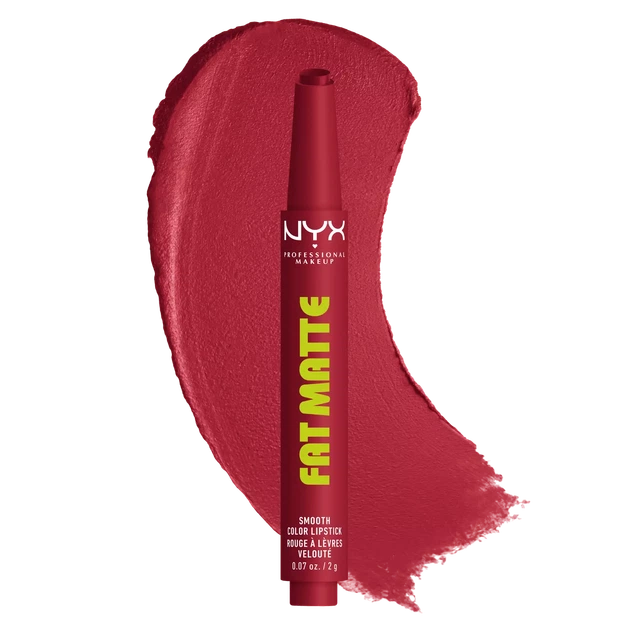 Pomadka do ust NYX Professional Makeup Fat Matte Smooth Color 16 Plushin' Plum 2 g (800897279523) - Zdjęcie 2 Pomadka do ust NYX Professional Makeup Fat Matte Smooth Color 16 Plushin' Plum 2 g (800897279523) - obraz 2