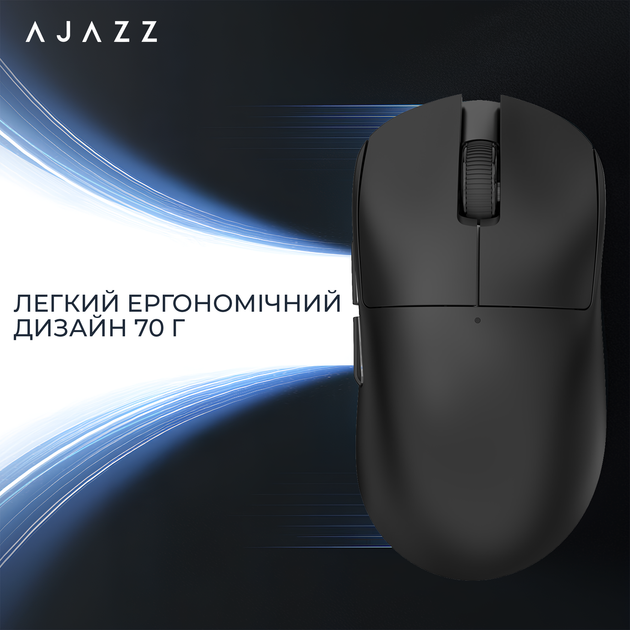 Мышь Ajazz x Nacodex NJ08-MC Wireless/Bluetooth/USB Black (NJ08-MC-B) - изображение 12