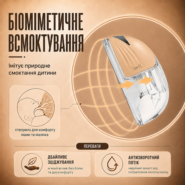 Молоковідсмоктувач електричний бездротовий LELIK™ Genius Lacto Pro 210 ml ультратихий та портативний, вільні руки, бежевий + Подарунок пакети для зберігання грудного молока LELIK™ BPA Free, двошарові, сертифіковані, 150 ml, 30 шт. - Фото 6 Молоковідсмоктувач електричний бездротовий LELIK™ Genius Lacto Pro 210 ml ультратихий та портативний, вільні руки, бежевий + Подарунок пакети для зберігання грудного молока LELIK™ BPA Free, двошарові, сертифіковані, 150 ml, 30 шт. - зображення 6