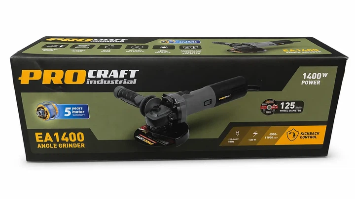 Болгарка industrial EA1400 ProCraft - изображение 2