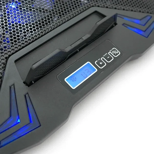 Підставка для ноутбука Ice Coorel K5 10-17" Black (YT35672) - изображение 4