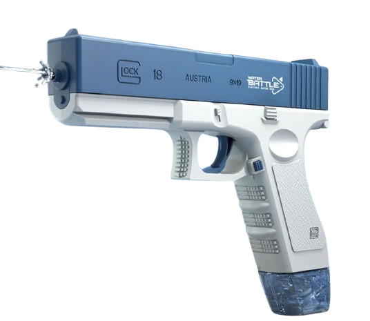 Водяний пістолет Glock автоматичний + 2 обойми - зображення 2