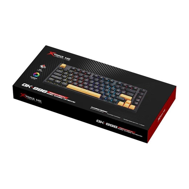 Клавіатура XTRIKE ME mechanical wired keyboard GK-996 |82 Keys, RGB, EN Layout| - изображение 2