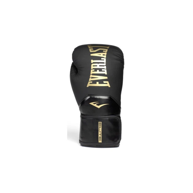 Боксерские перчатки ELITE 2 BOXING GLOVES Everlast P00003270 черный/золотой 10 унций - изображение 2