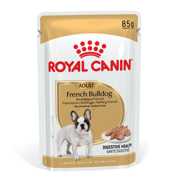 Консервований корм Royal Canin French Bulldog Adult Вологий корм для дорослих собак породи Французький бульдог 85 г (R604332) - Фото 1 Консервований корм Royal Canin French Bulldog Adult Вологий корм для дорослих собак породи Французький бульдог 85 г (R604332) - зображення 1