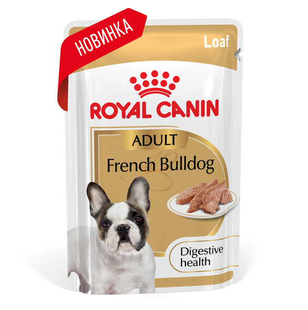Консервований корм Royal Canin French Bulldog Adult Вологий корм для дорослих собак породи Французький бульдог 85 г (R604332) - Фото 2 Консервований корм Royal Canin French Bulldog Adult Вологий корм для дорослих собак породи Французький бульдог 85 г (R604332) - зображення 2