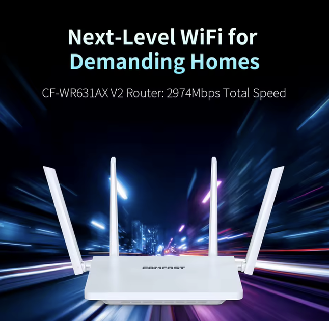 Маршрутизатор Gigabit 2.4G&5GHz Comfast - изображение 3