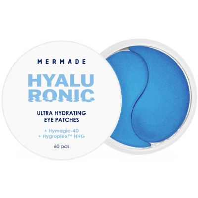 Патчі під очі Mermade 4D Hyaluronic Acid & Anti-thirst Technology Зволожувальні гідрогелеві 60 шт. (4823122901248) - Фото 1 Патчі під очі Mermade 4D Hyaluronic Acid & Anti-thirst Technology Зволожувальні гідрогелеві 60 шт. (4823122901248) - зображення 1
