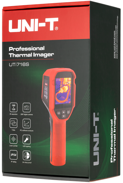 Тепловизионная камера Uni-T UTi716S (5901890119832) - Фото 9 Тепловизионная камера Uni-T UTi716S (5901890119832) - изображение 9