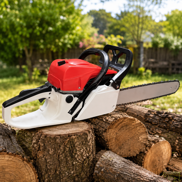 Бензопила Garden Tools BX-5200 Професійна ланцюгова пила для колод Моторний інструмент для валки дерев Садова техніка для заготівлі дров - зображення 5