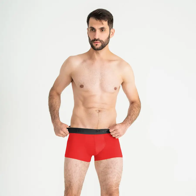Чоловічі анатомічні боксери MAN's SET Intimate 2.1 Black Series червоні XL - Фото 3 Чоловічі анатомічні боксери MAN's SET Intimate 2.1 Black Series червоні XL - зображення 3