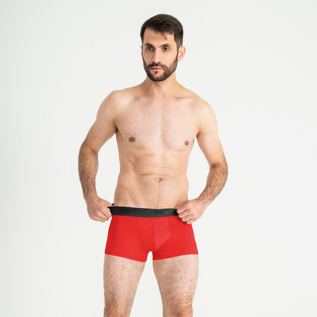 Чоловічі анатомічні боксери MAN's SET Intimate 2.1 Black Series червоні - Фото 3 Чоловічі анатомічні боксери MAN's SET Intimate 2.1 Black Series червоні - зображення 3