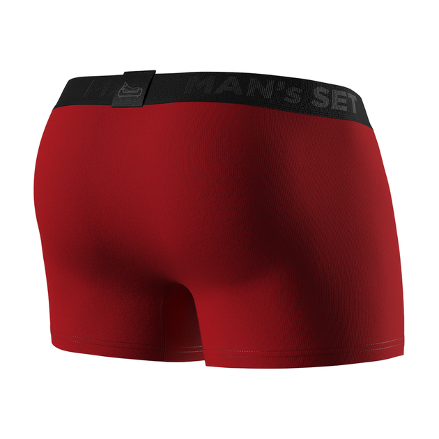 Чоловічі анатомічні боксери MAN's SET Intimate 2.1 Black Series червоні - Фото 5 Чоловічі анатомічні боксери MAN's SET Intimate 2.1 Black Series червоні - зображення 5