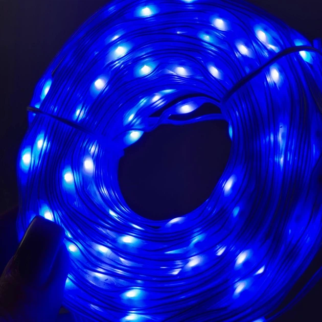 Синя LED гірлянда 22 м - зображення 2