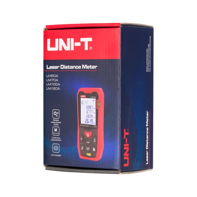 Вимірювач відстані UNI-T LM50A (MIE0446) - зображення 5