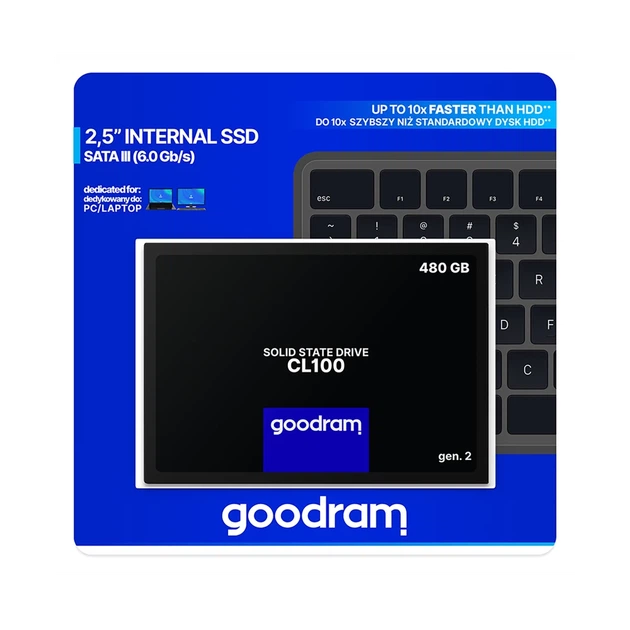 SSD Goodram CL100 480GB (TGD-SSDPRCL100480G3) - изображение 6