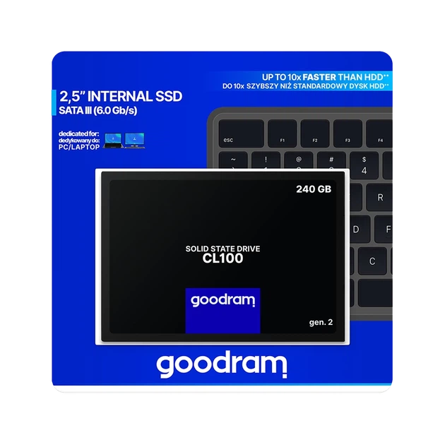 SSD Goodram CL100 240GB (TGD-SSDPRCL100240G3) - изображение 6