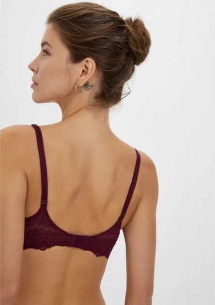 Бюстгальтер Victoria’s Secret Push up Бордовий 34C - Фото 3 Бюстгальтер Victoria’s Secret Push up Бордовий 34C - изображение 3