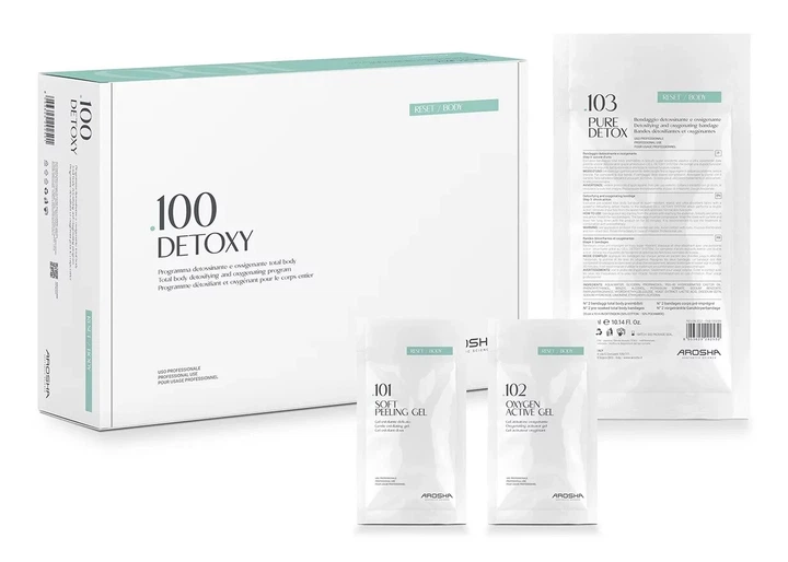 Набор для детоксикации и насыщения кислородом Arosha 100 Detoxy Kit 30 мл - Фото 1 Набор для детоксикации и насыщения кислородом Arosha 100 Detoxy Kit 30 мл - изображение 1