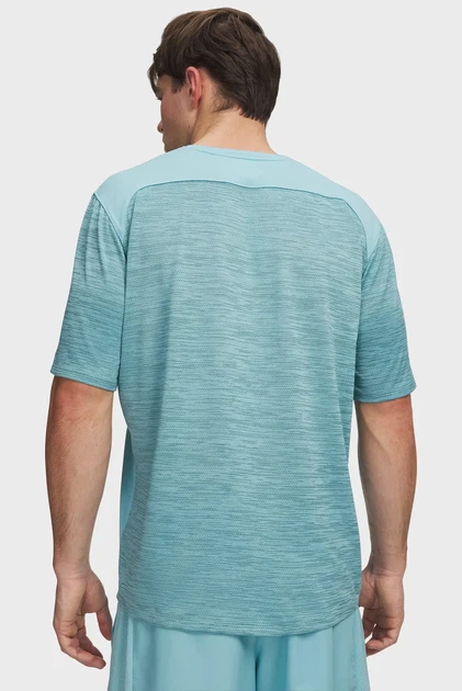Чоловіча блакитна футболка UA Tech Utility SS-BLU Under Armour M 6004965-425 - Фото 2 Чоловіча блакитна футболка UA Tech Utility SS-BLU Under Armour M 6004965-425 - зображення 2