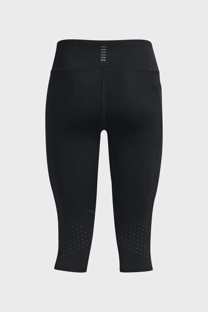 Жіночі чорні тайтси UA Fly Fast 3.0 Speed Capri Under Armour XS 1369770-001 - Фото 8 Жіночі чорні тайтси UA Fly Fast 3.0 Speed Capri Under Armour XS 1369770-001 - зображення 8