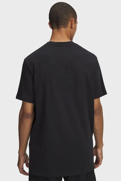 Чоловіча чорна футболка Curry Verbiage Tee 2 Under Armour M 6007302-001 - Фото 2 Чоловіча чорна футболка Curry Verbiage Tee 2 Under Armour M 6007302-001 - изображение 2