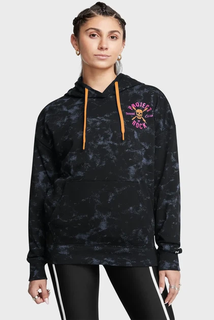 Жіноче чорне худі Pjt Rck W Udrground Terry HD Under Armour M 1382711-001 - Фото 1 Жіноче чорне худі Pjt Rck W Udrground Terry HD Under Armour M 1382711-001 - изображение 1