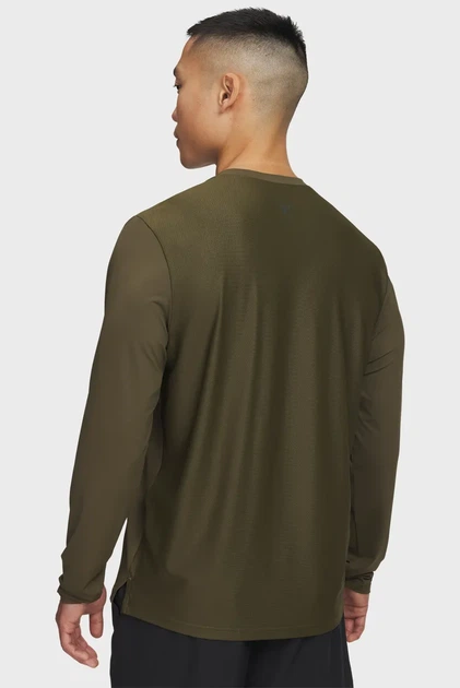 Чоловічий оливковий лонгслів Pjt Rck Iso Chill LS Under Armour S 6007148-308 - зображення 2